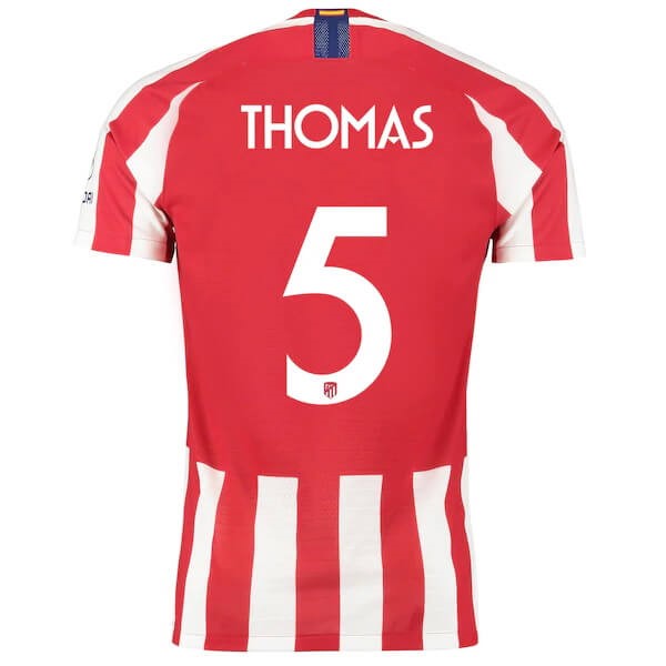 Tailandia Camiseta Atletico Madrid NO.5 Thomas Primera equipo 2019-20 Rojo